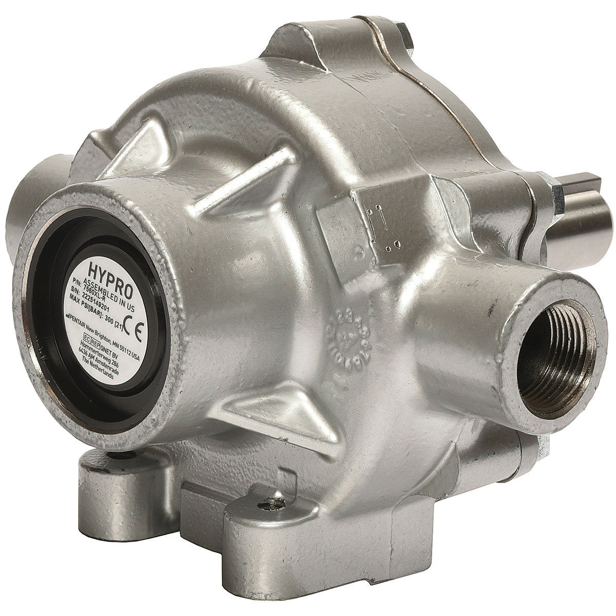 Hypro 7560XL-R Silvercast 8-Roller Pump, 22.5 GPM, 300 PSI