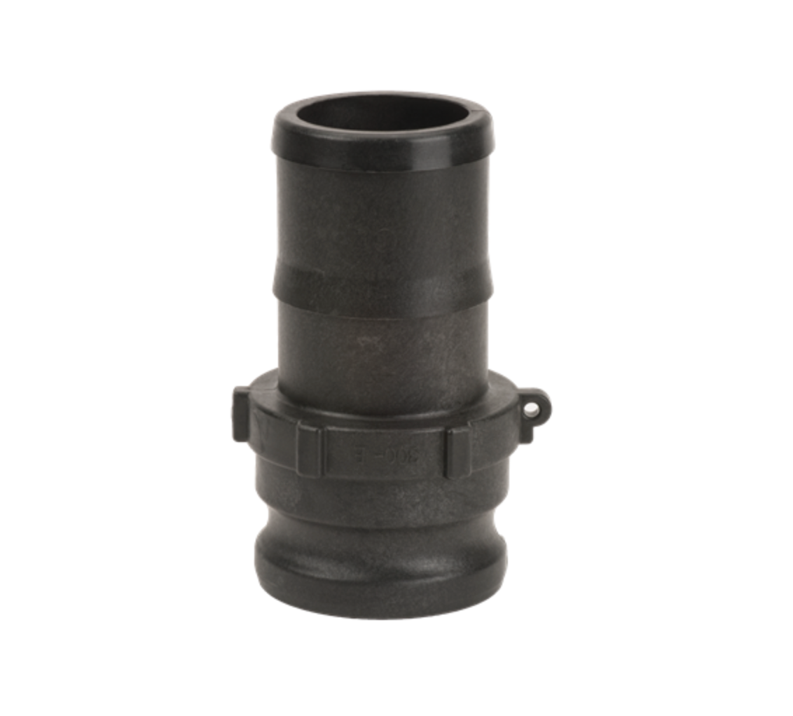 3" Male Adapter X 3" Hose Shank Poly Cam Lever Coupling