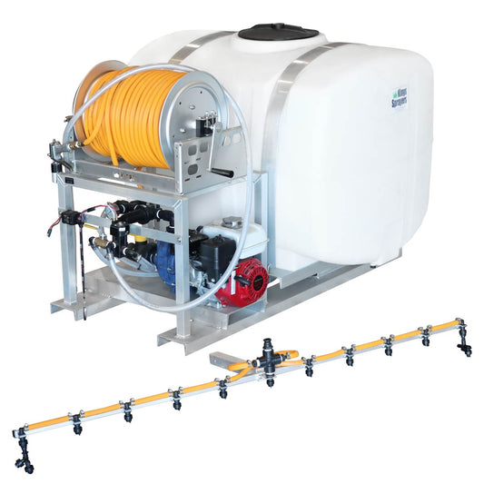 Kings 200 Gallon Deicing Sprayer, 200 GPM, 45 PSI, Centrifugal Pump, Honda GX160, Manual Hose Reel, Electric Boom, Model KS200