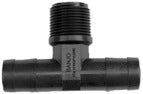 1-1/2" Hose Barb x 1-1/2" Hose Barb x 1" Male Thread Hose Barb Tee