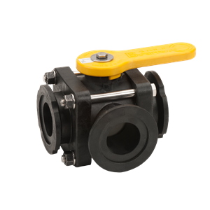 2" 3-Way Side Load Manifold Flanged Valve