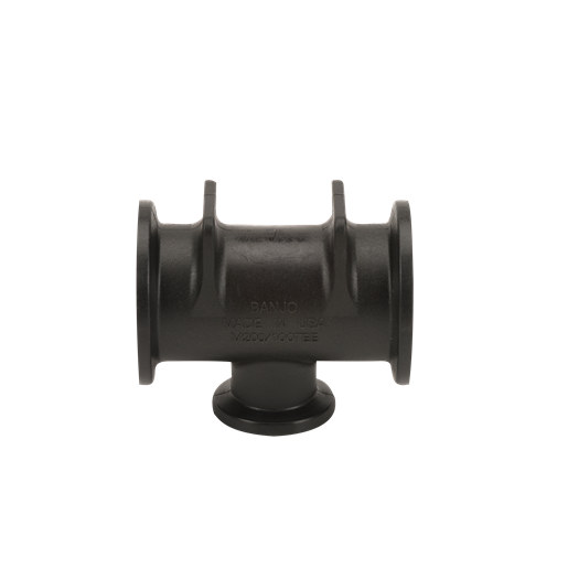 2" X 1" Flanged Tee
