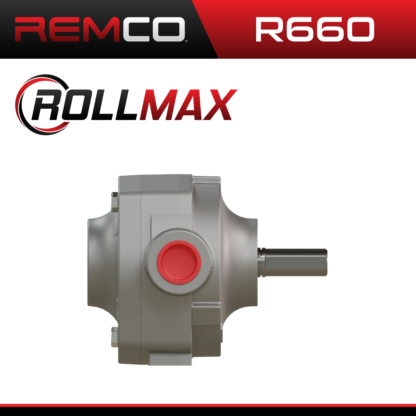 Remco R660SS RollMax 6 Roller Pump, Stainless Steel, CCW Rotation with 5/8" Shaft