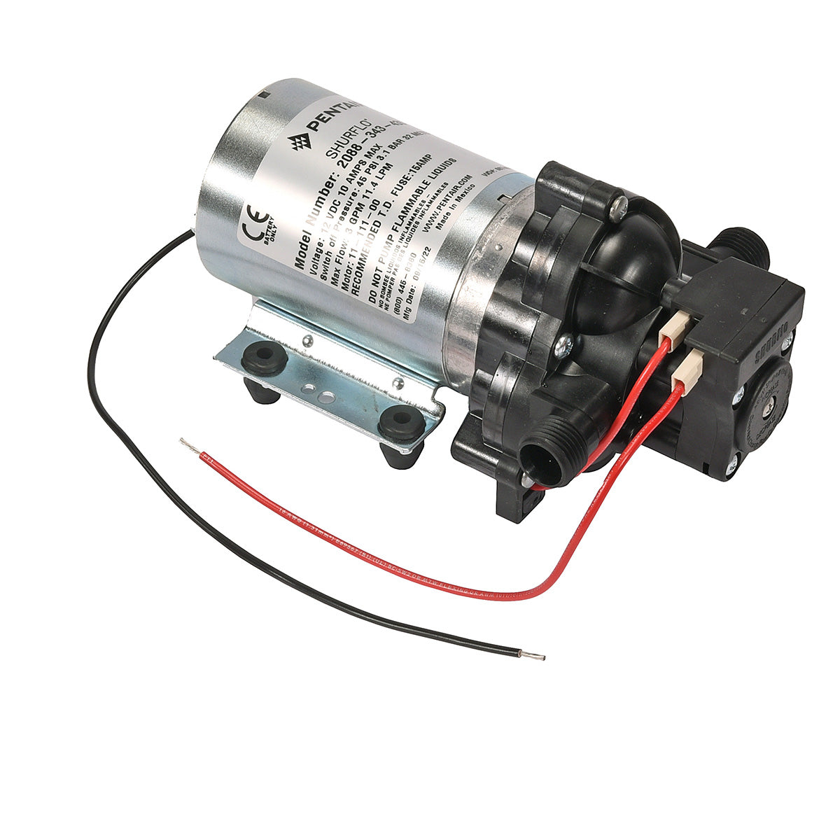 2088-343-135 Automatic Demand 12VDC Pump (3 gpm, 45 psi)