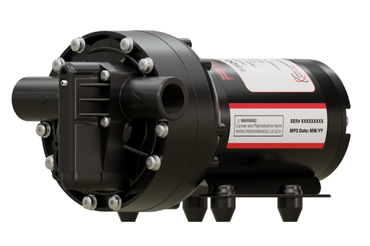 Remco 5537-1E1-65C 115V Electric Diaphragm Pump w/ 6' Power Cord (5.3GPM/60PSI, Demand)