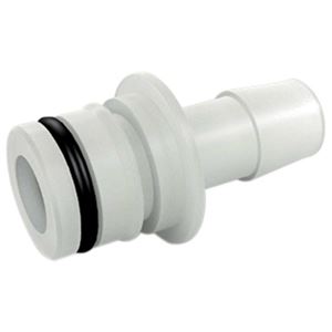 3/4" QA X 3/8" HB Straight Fitting w/ O-Ring, Nylon