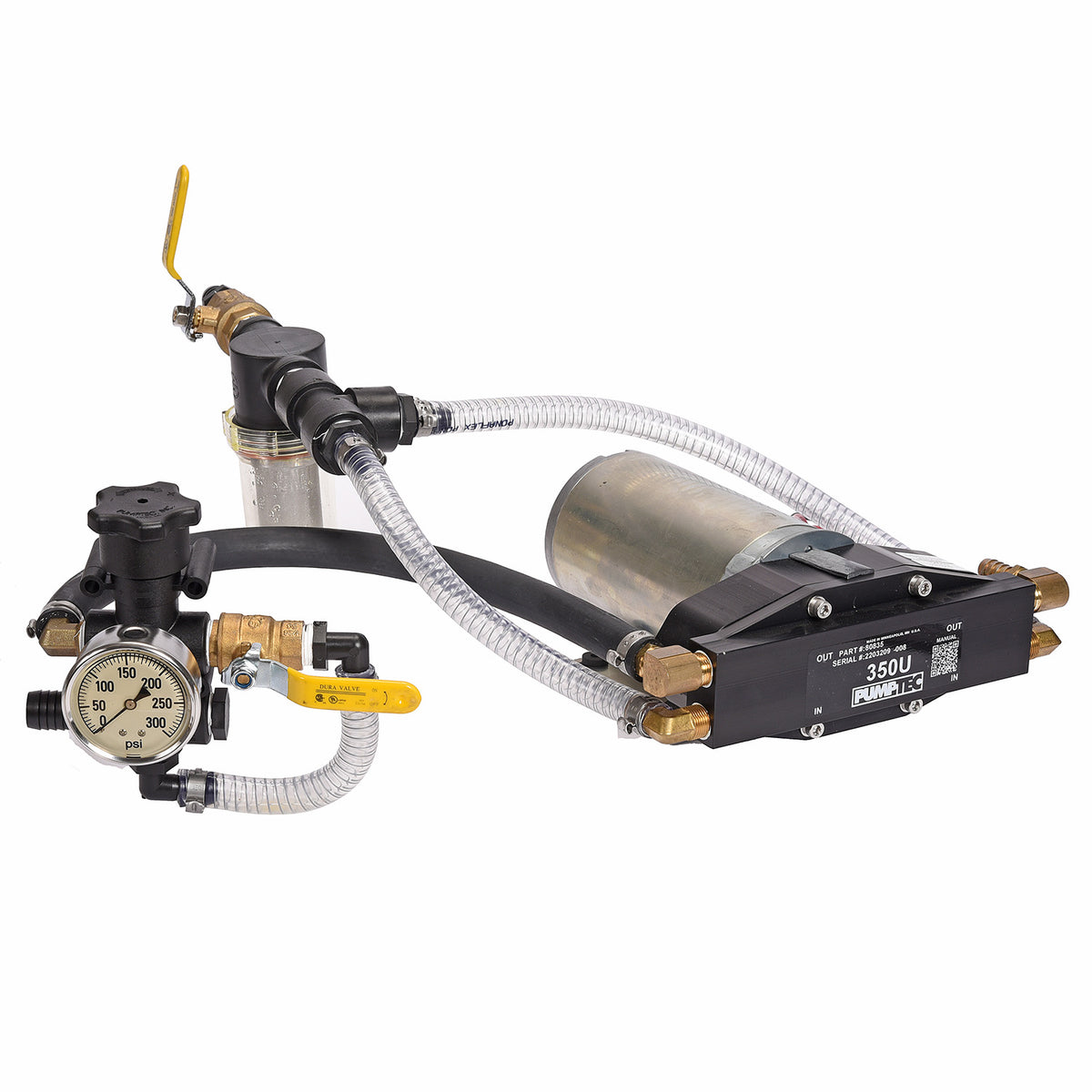 Pumptec 350U-190/M930 12V Plunger Pump & Motor