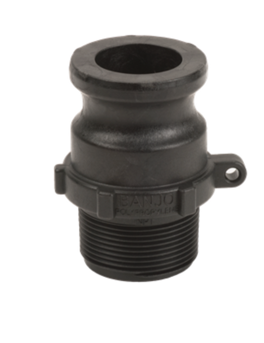 1-½" Male Adapter X 1-½" Male Thread Poly Cam Lever Coupling