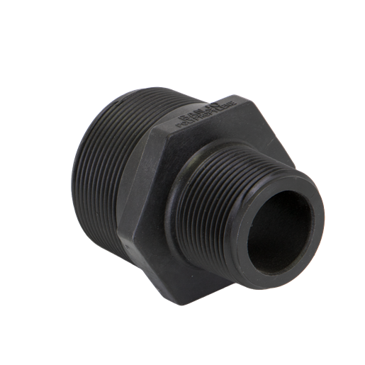 2" x 1-1/4" Poly Reducing Nipple