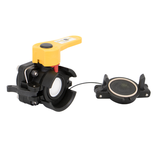 2" Poly Dry-Mate Male X Male NPT With Low Profile Handle