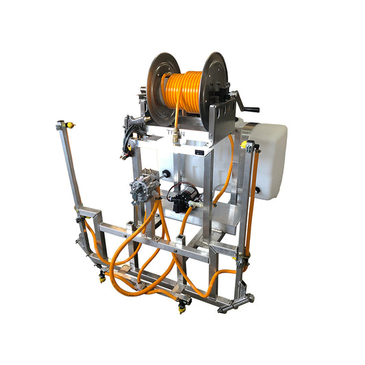 Kings 50 Gallon Electric Skid Sprayer, 7 GPM, 100 PSI, Diaphragm Pump, 12V, Manual Hose Reel, 8' Spray Boom, Model KS50
