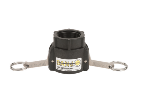 1-½" Female Coupler X 1-½" Female Thread Poly Cam Lever
