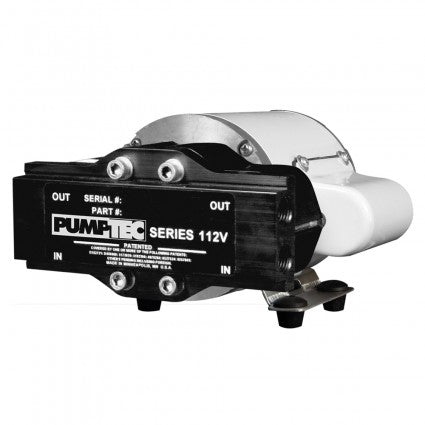 Pumptec 112V-100/M72 230V Plunger Pump & Motor