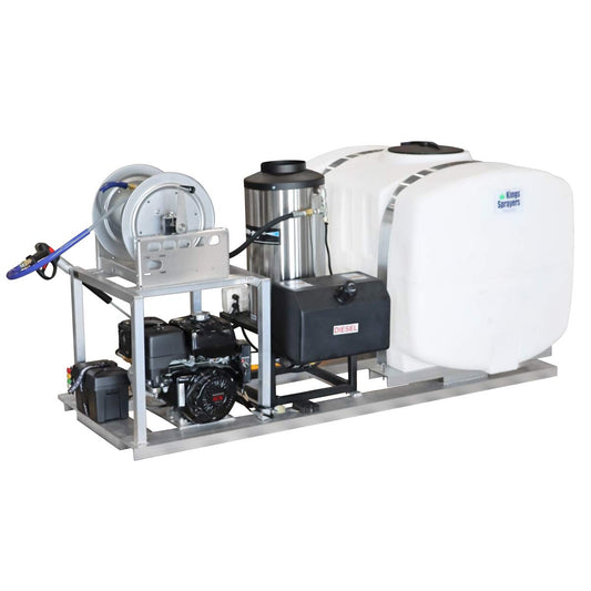 Kings Sprayers 200 Gallon Hot Water Pressure Washer Skid Sprayer