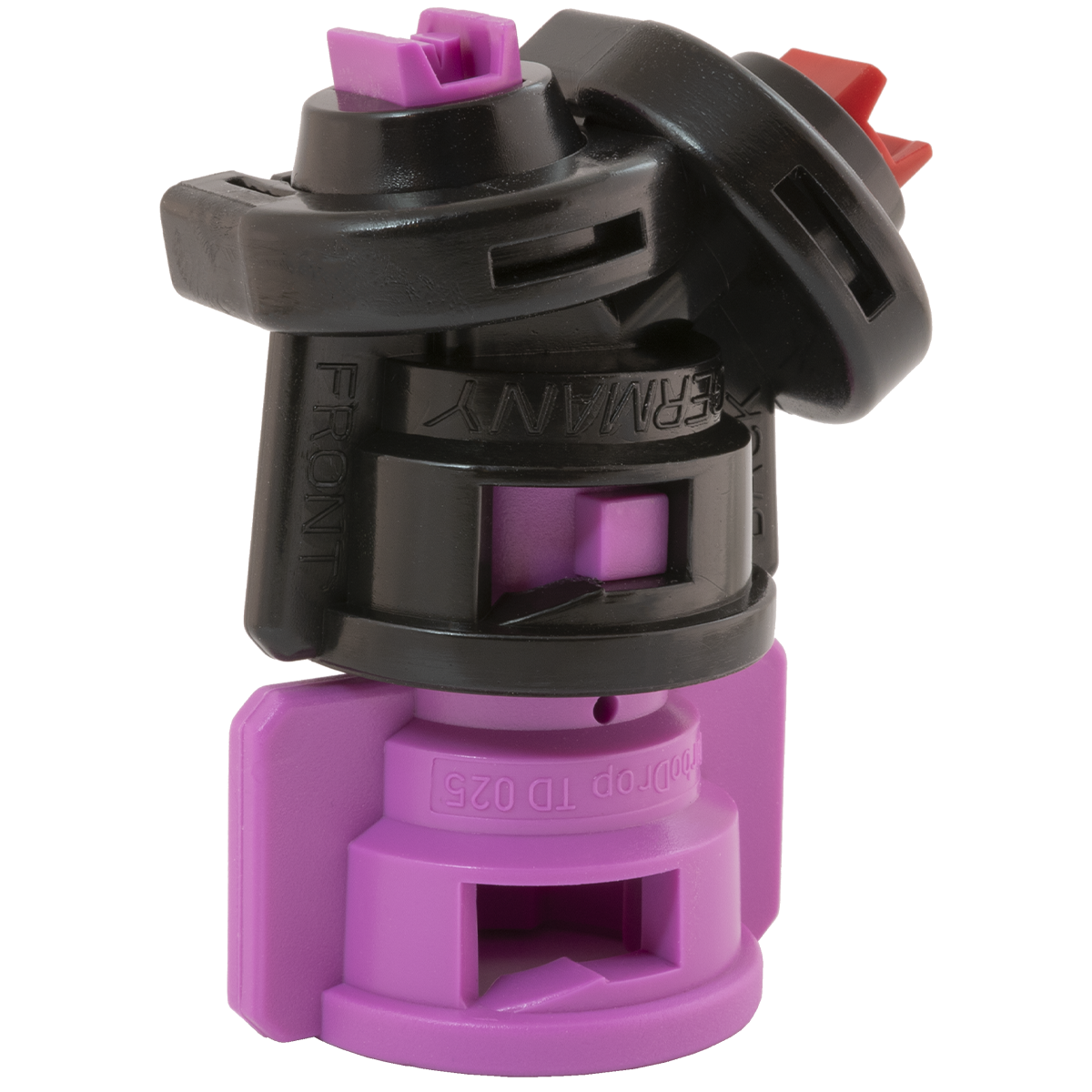 TACDF025-D TurboDrop® Asymmetric Ceramic Dual Fan Nozzle - D Version
