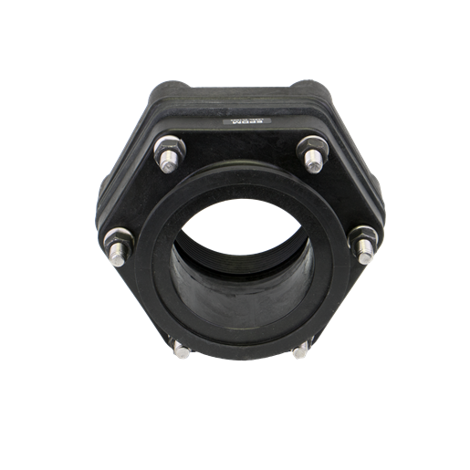 3" Flange X 3" Female Thread Bolted Tank Fitting with EPDM gasket