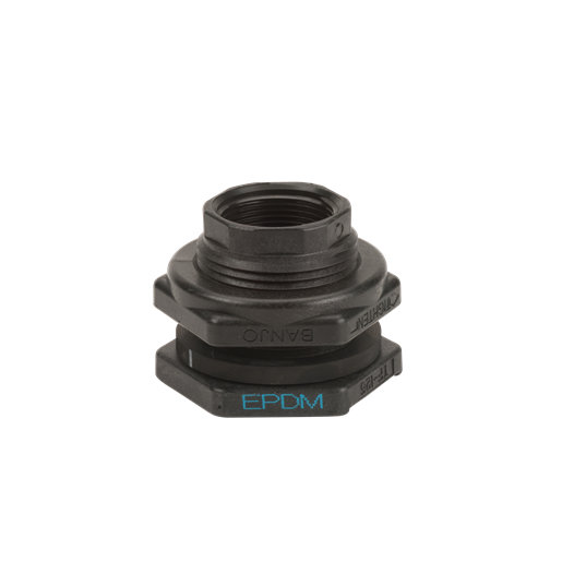 1-1/4" Poly Bulkhead Fitting