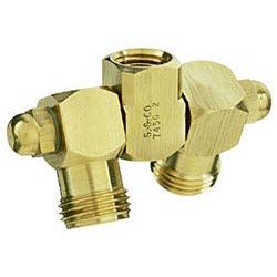 1/4" NPT (F) Double (Compact) Swivel