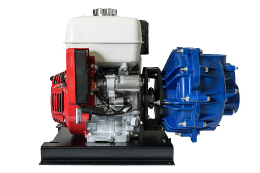 John Blue PSP-3340-G13HFLG 3" Flanged Poly Self-Priming Centrifugal Pump W/ 13 HP Electric Start Honda Engine