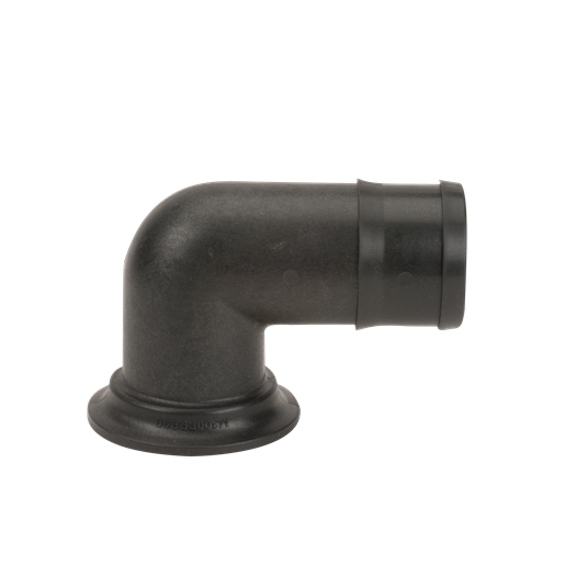 3" Flange X 3" 90° Hose Barb Elbow