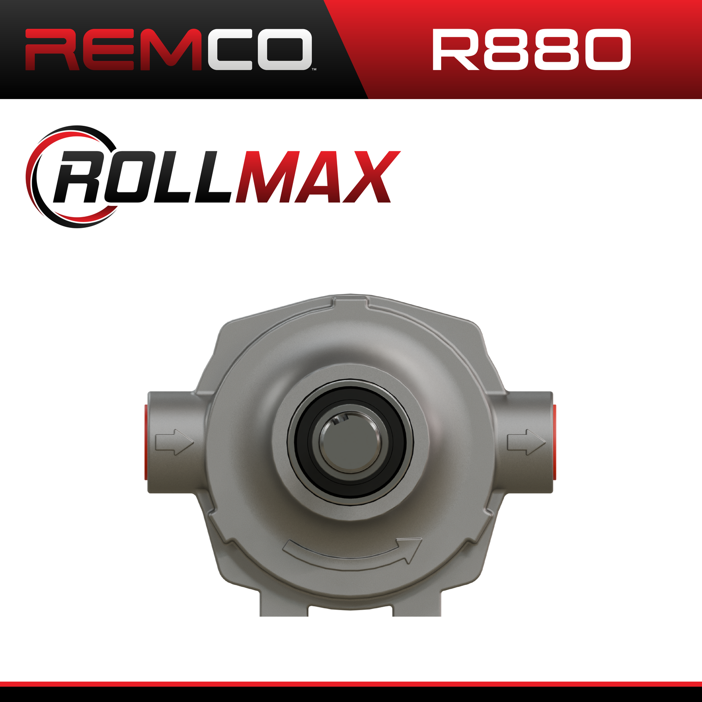 Remco R880SS RollMax 8 Roller Pump, Stainless Steel, CCW Rotation with 15/16" Shaft