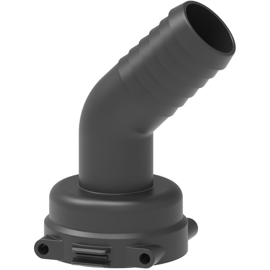 45° Elbow Hose Fitting 1" Hose Barb with Female Connection - Arag Fork Fitting T5