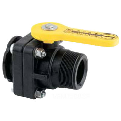 2" Flange x 2" Male NPT Standard Port Manifold "Stubby" Valve