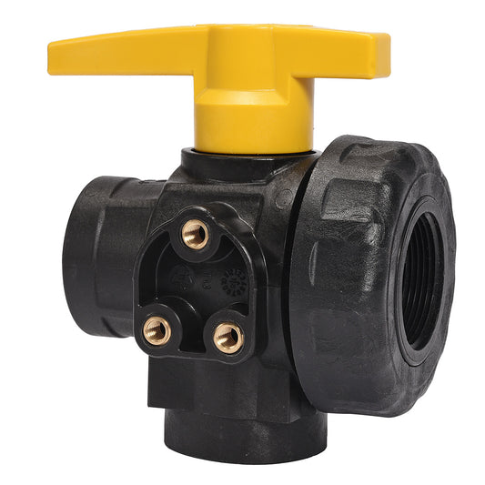 9951-3150N 1-1/2" 3 Way Single Union Ball Valve