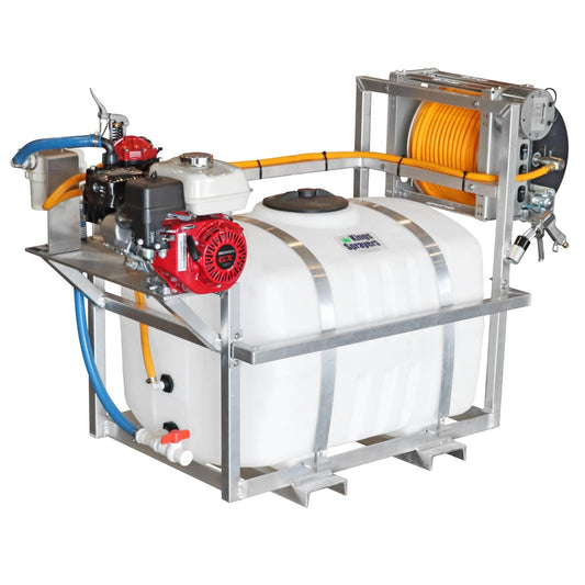 Kings Sprayers 100 Gallon SpaceMaker Skid Sprayer with Electric Hose Reel