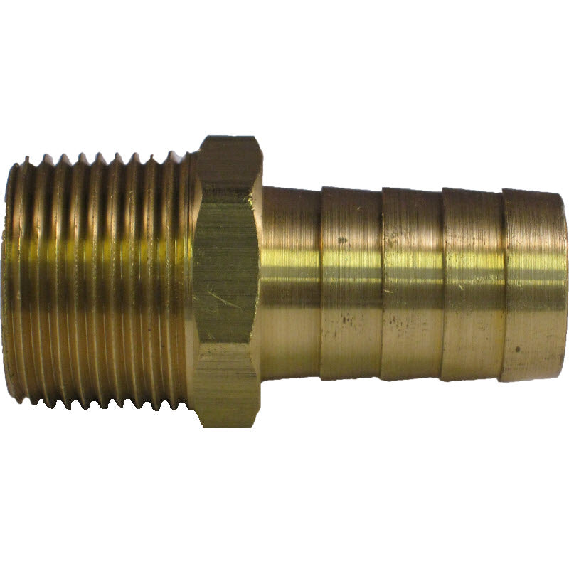 3/8" HB X 3/8" MNPT Brass Male Insert