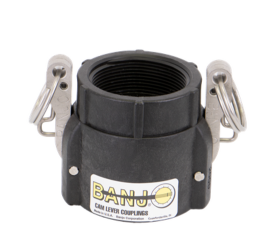 2" Female Coupling X 2" FPT with Locking Arms