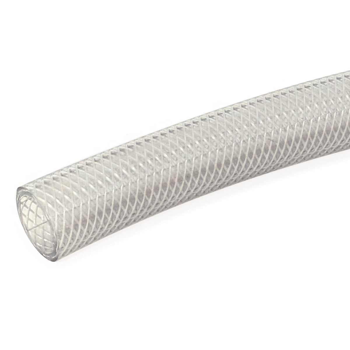300' Length of 3/8" ID Clear Braid Hose