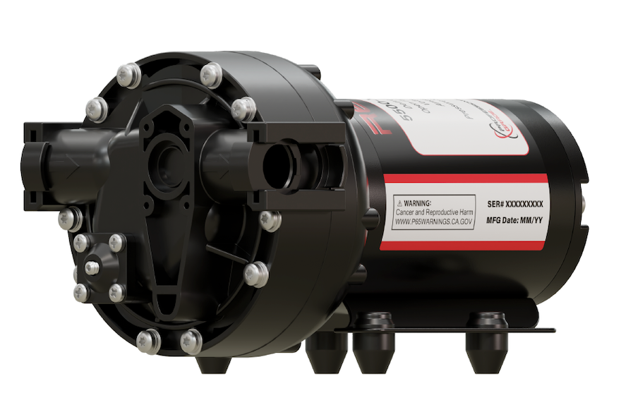 Remco 5514-2E1-63B Electric Diaphragm Pump (3.2GPM/60PSI, Bypass)