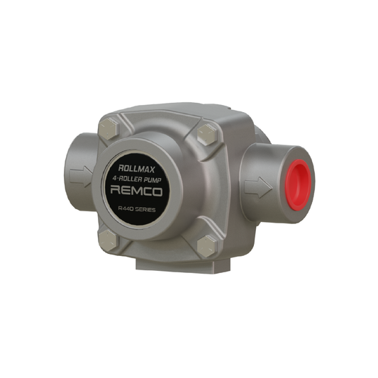 Remco R440SS RollMax 4 Roller Pump, Stainless Steel, CW Rotation with 5/8" Shaft