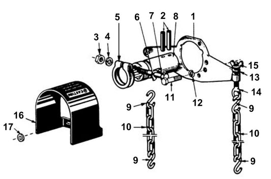 1-3/8" Female PTO Shaft Kit (D70/D115)