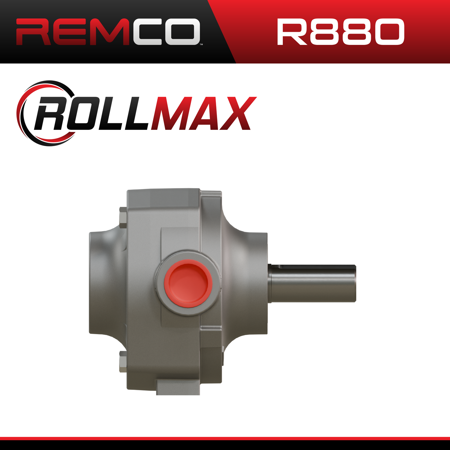 Remco R880SS RollMax 8 Roller Pump, Stainless Steel, CCW Rotation with 15/16" Shaft