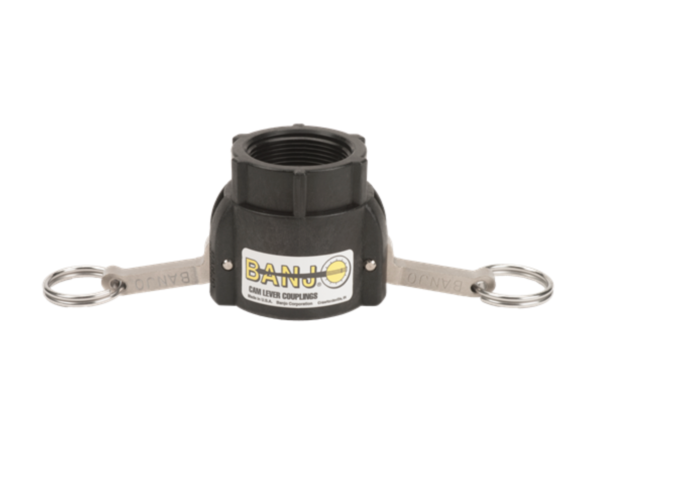 1-½" Female Coupler X 1-½" Female Thread Poly Cam Lever