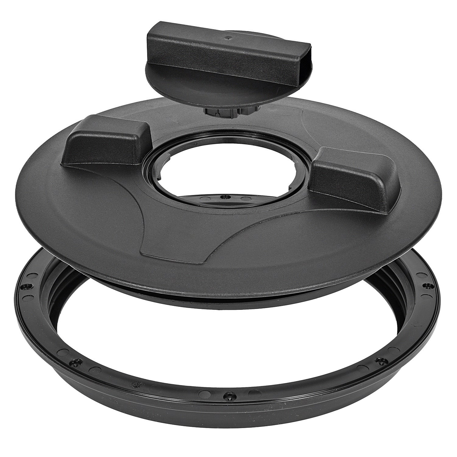 12" Threaded Lid with 4" Breather and Rim - Arag Smooth Line 2 Mistral