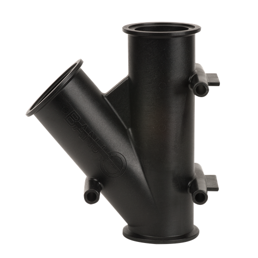 3" Full Port 45° Y Flange