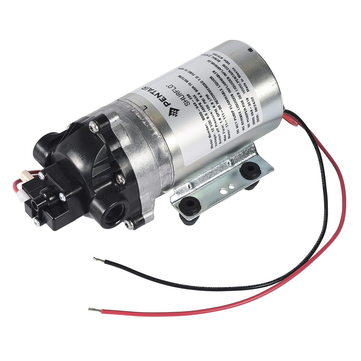 8000-543-238 High Pressure 12VDC Diaphragm Pump (1.8 gpm, 100 psi)