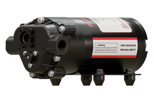 Remco 3321-2E3-82B "Extreme Duty" Electric Diaphragm Pump (1.2GPM/60PSI, Bypass)