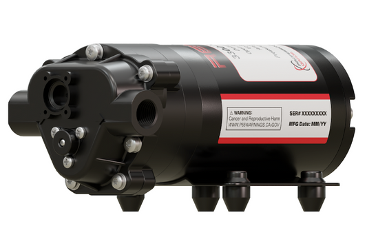 Remco 3321-2E1-73B Electric Diaphragm Pump (1.2GPM/60PSI, Bypass)