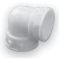 1/2" FNPT x 1/2" FNPT Nylon Elbow