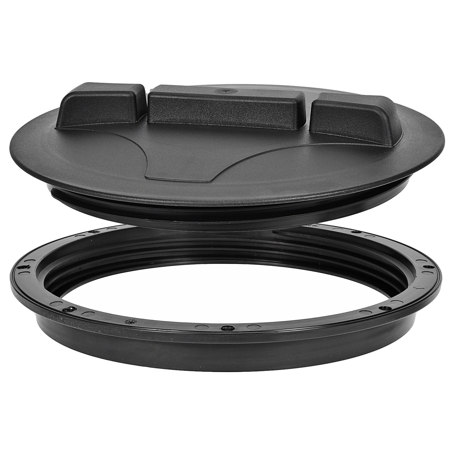 12" Male Threaded Closed Lid & Rim Set - Arag Smooth Line 2 Series