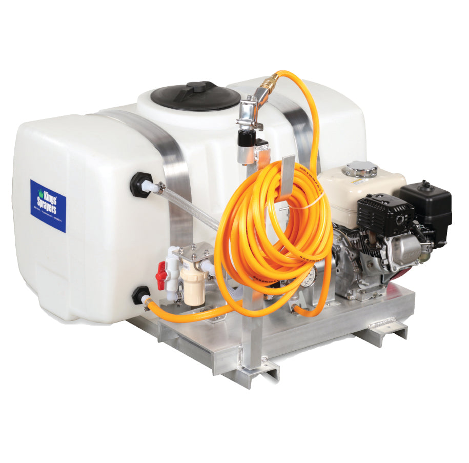 Kings Sprayers KSU50P6 50 Gallon Utility Skid Sprayer with 7 gpm Roller Pump