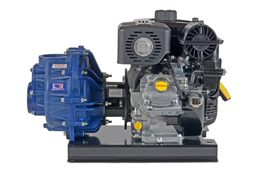 John Blue PSP-3340-G14VFLG 3" Flanged Poly Self-Priming Centrifugal Pump W/ 14 HP Electric Start Vanguard Engine