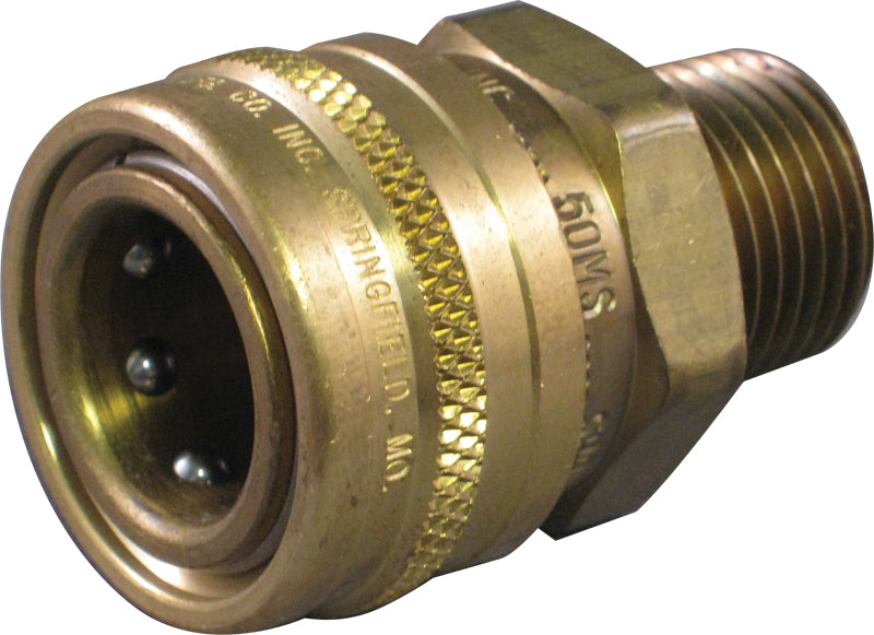1/4" MPT Brass Socket