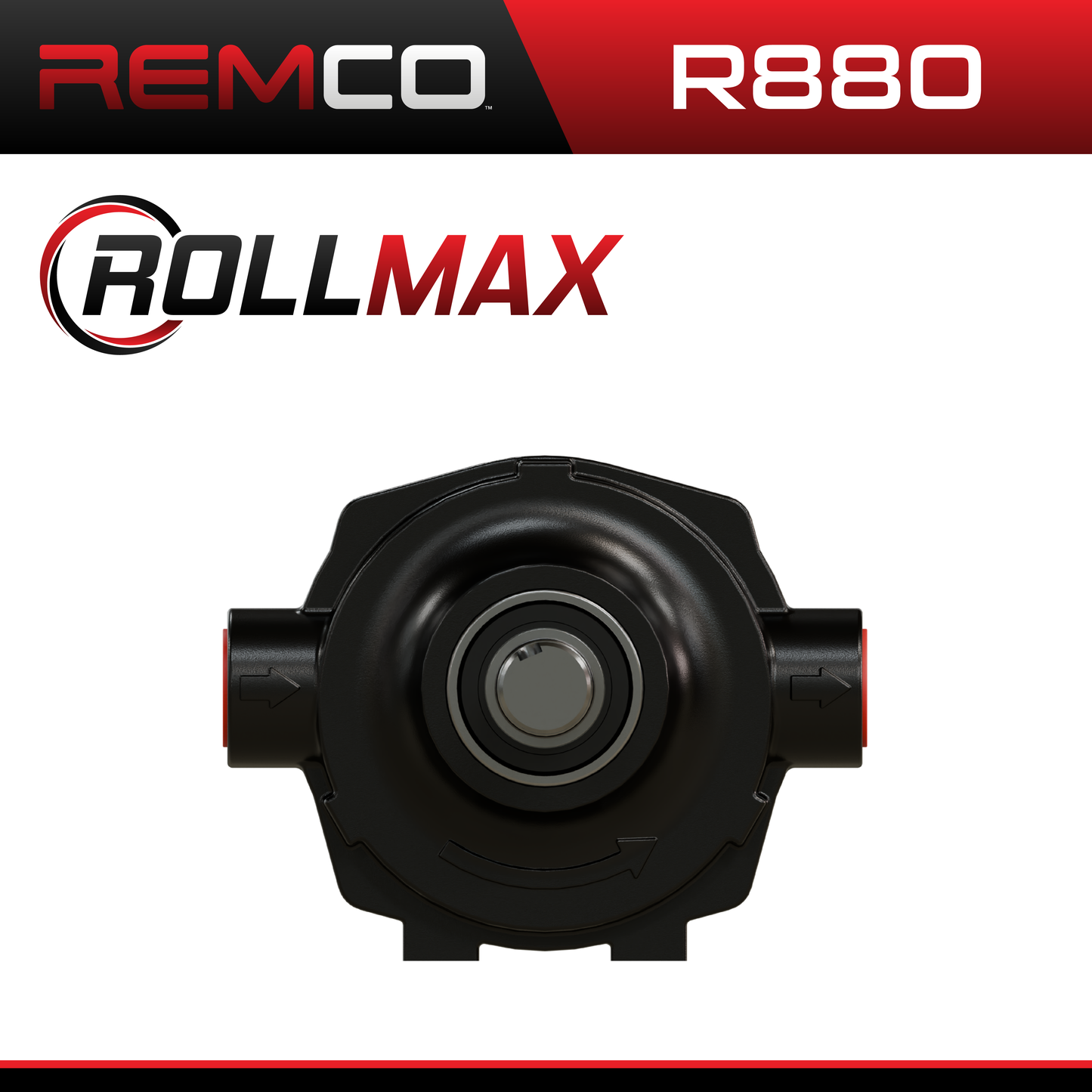 Remco R880C RollMax 8 Roller Pump, Cast Iron, CCW Rotation with 15/16" Shaft
