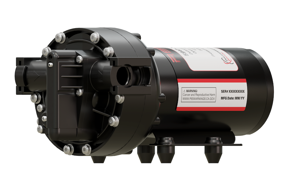 Remco 5916-9E1-63B Ultra "FLO-IQ" Electric Diaphragm Pump (4GPM/60PSI, Flo-IQ)