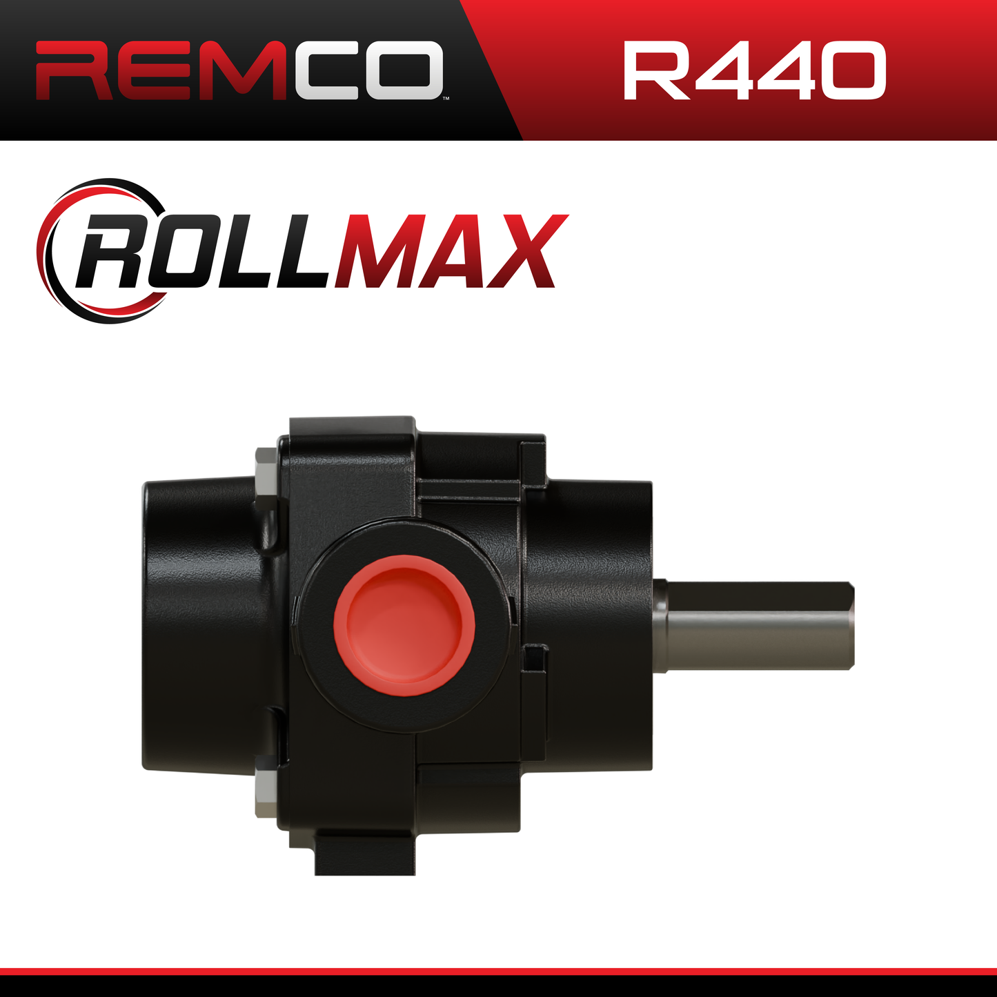 Remco R440C RollMax 4 Roller Pump, Cast Iron, CW Rotation with 5/8" Shaft
